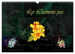 Lys L'harmonie pure (Calendrier mural 2024 DIN A3 vertical), CALVENDO calendrier mensuel