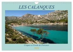 Les Calanques - Criques et fiords de Provence (Calendrier mural 2024 DIN A4 vertical), CALVENDO calendrier mensuel