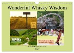 Wonderful Whisky Wisdom (Wall Calendar 2024 DIN A4 landscape), CALVENDO 12 Month Wall Calendar