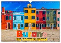 Burano - The colourful island (Wall Calendar 2024 DIN A3 landscape), CALVENDO 12 Month Wall Calendar
