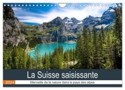 La Suisse saisissante (Calendrier mural 2024 DIN A4 vertical), CALVENDO calendrier mensuel