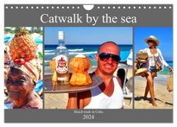 Catwalk by the sea - Beach trade in Cuba (Wall Calendar 2024 DIN A4 landscape), CALVENDO 12 Month Wall Calendar