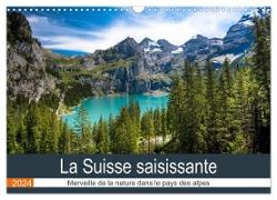 La Suisse saisissante (Calendrier mural 2024 DIN A3 vertical), CALVENDO calendrier mensuel