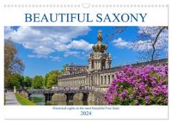 Beautiful Saxony (Wall Calendar 2024 DIN A3 landscape), CALVENDO 12 Month Wall Calendar