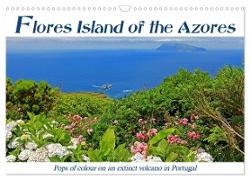 Flores Island of the Azores - on an extinct volcano in Portugal (Wall Calendar 2024 DIN A3 landscape), CALVENDO 12 Month Wall Calendar