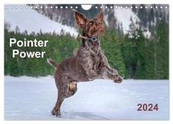 Pointer Power (Wall Calendar 2024 DIN A4 landscape), CALVENDO 12 Month Wall Calendar