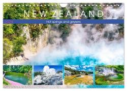 New Zealand - Hot springs and geysers (Wall Calendar 2024 DIN A4 landscape), CALVENDO 12 Month Wall Calendar