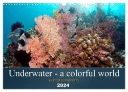 Underwater - a colorful world (Wall Calendar 2024 DIN A3 landscape), CALVENDO 12 Month Wall Calendar
