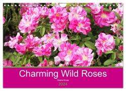 Charming Wild Roses (Wall Calendar 2024 DIN A4 landscape), CALVENDO 12 Month Wall Calendar