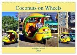Coconuts on Wheels - Coco-Taxis in Cuba (Wall Calendar 2024 DIN A3 landscape), CALVENDO 12 Month Wall Calendar