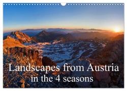 Landscapes from Austria in the 4 seasons (Wall Calendar 2024 DIN A3 landscape), CALVENDO 12 Month Wall Calendar