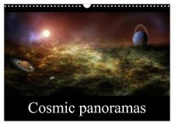 Cosmic panoramas (Wall Calendar 2024 DIN A3 landscape), CALVENDO 12 Month Wall Calendar