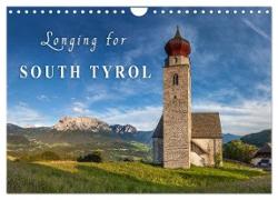 Longing for South Tyrol (Wall Calendar 2024 DIN A4 landscape), CALVENDO 12 Month Wall Calendar