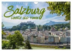 SALZBURG Lovely Old Town (Wall Calendar 2024 DIN A4 landscape), CALVENDO 12 Month Wall Calendar