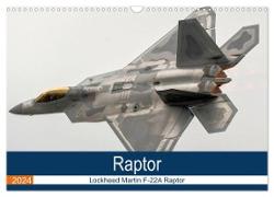 Lockheed Martin F-22A Raptor (Wall Calendar 2024 DIN A3 landscape), CALVENDO 12 Month Wall Calendar