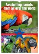 Fascinating parrots from all over the world (Wall Calendar 2024 DIN A3 portrait), CALVENDO 12 Month Wall Calendar