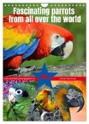 Fascinating parrots from all over the world (Wall Calendar 2024 DIN A4 portrait), CALVENDO 12 Month Wall Calendar
