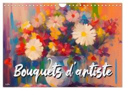 Bouquets d'artiste (Calendrier mural 2024 DIN A4 vertical), CALVENDO calendrier mensuel