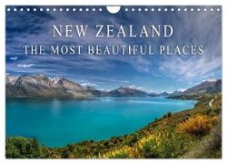 New Zealand - The most beautiful places (Wall Calendar 2024 DIN A4 landscape), CALVENDO 12 Month Wall Calendar
