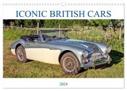 Iconic British Cars (Wall Calendar 2024 DIN A3 landscape), CALVENDO 12 Month Wall Calendar