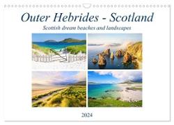 Outer Hebrides - Scotland Scottish dream beaches and landscapes (Wall Calendar 2024 DIN A3 landscape), CALVENDO 12 Month Wall Calendar