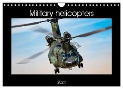 Military helicopters (Wall Calendar 2024 DIN A4 landscape), CALVENDO 12 Month Wall Calendar