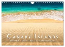 The canary islands Tenerife, Gran Canaria und Fuerteventura (Wall Calendar 2024 DIN A4 landscape), CALVENDO 12 Month Wall Calendar