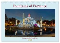 Fountains of Provence (Wall Calendar 2024 DIN A3 landscape), CALVENDO 12 Month Wall Calendar