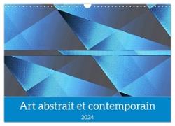 Art abstrait et contemporain (Calendrier mural 2024 DIN A3 vertical), CALVENDO calendrier mensuel