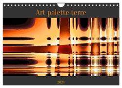 Art palette terre (Calendrier mural 2024 DIN A4 vertical), CALVENDO calendrier mensuel