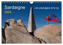 Sardaigne - Les paysages et le nu (Calendrier mural 2024 DIN A4 vertical), CALVENDO calendrier mensuel