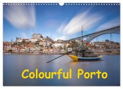 Colorful Porto (Wall Calendar 2024 DIN A3 landscape), CALVENDO 12 Month Wall Calendar