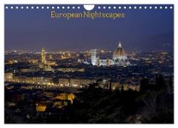 European Nightscapes (Wall Calendar 2024 DIN A4 landscape), CALVENDO 12 Month Wall Calendar