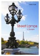 Street Lamps in Europe (Wall Calendar 2024 DIN A3 portrait), CALVENDO 12 Month Wall Calendar