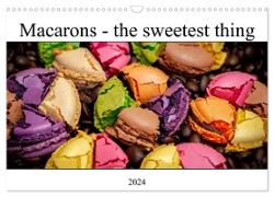 Macarons - the sweetest thing (Wall Calendar 2024 DIN A3 landscape), CALVENDO 12 Month Wall Calendar