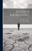 Lettres À Lucilius I-Xvi