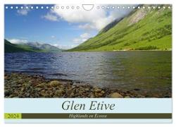 Glen Etive Highlands en Écosse (Calendrier mural 2024 DIN A4 vertical), CALVENDO calendrier mensuel