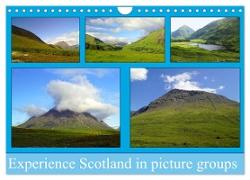 Experience Scotland in picture groups (Wall Calendar 2024 DIN A4 landscape), CALVENDO 12 Month Wall Calendar