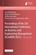 Proceedings of the 3rd International Conference on Business and Engineering Management (IConBEM 2022)