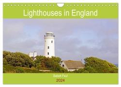 Lighthouses in England (Wall Calendar 2024 DIN A4 landscape), CALVENDO 12 Month Wall Calendar