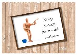 Every success starts with a dream (Wall Calendar 2024 DIN A3 landscape), CALVENDO 12 Month Wall Calendar