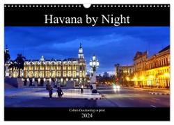 Havana by Night - Cuba's fascinating capital (Wall Calendar 2024 DIN A3 landscape), CALVENDO 12 Month Wall Calendar