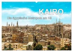 KAIRO Die ägyptische Metropole am Nil (Wandkalender 2024 DIN A2 quer), CALVENDO Monatskalender