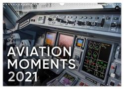 AVIATION MOMENTS 2024 (Wall Calendar 2024 DIN A3 landscape), CALVENDO 12 Month Wall Calendar