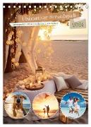 Ultimativer Strandspaß (Tischkalender 2024 DIN A5 hoch), CALVENDO Monatskalender