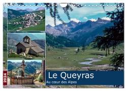 Le Queyras au c¿ur des Alpes (Calendrier mural 2024 DIN A4 vertical), CALVENDO calendrier mensuel