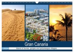 Gran Canaria - Island of dunes, gorges and picturesque villages (Wall Calendar 2024 DIN A3 landscape), CALVENDO 12 Month Wall Calendar