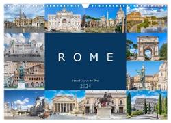 Rome - Eternal City on the Tiber (Wall Calendar 2024 DIN A3 landscape), CALVENDO 12 Month Wall Calendar