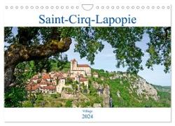 Saint-Cirq-Lapopie Village (Calendrier mural 2024 DIN A4 vertical), CALVENDO calendrier mensuel