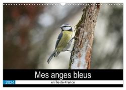 Mes anges bleus en Île-de-France (Calendrier mural 2024 DIN A3 vertical), CALVENDO calendrier mensuel